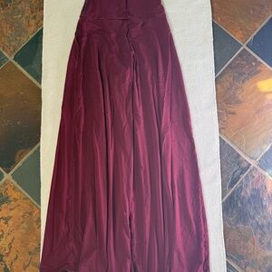 Purusha wide leg pants burgundy S